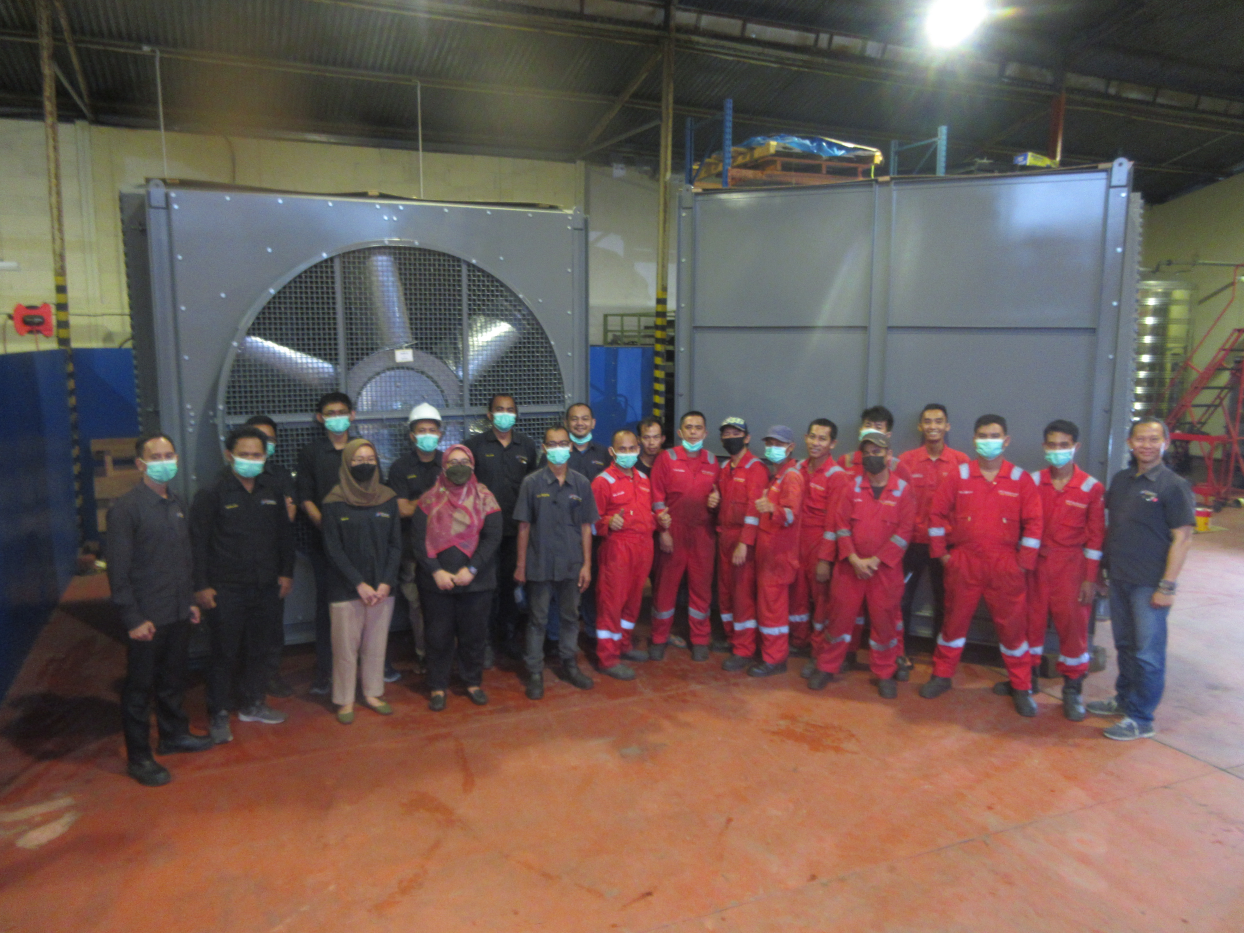 Supply Fin Fan EJW Cooler Suit GE VHP-L5794GSI Project